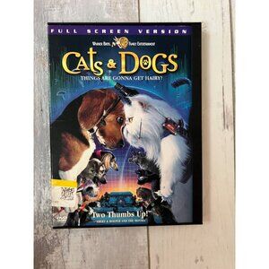 Cats & Dogs Full Screen DVD Warner Bros Family Comedy Movie